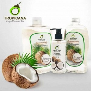 Кокосовое масло натуральное Tropicana oil с дозатором