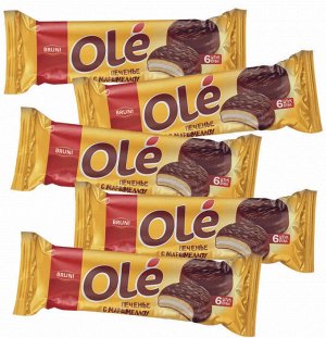 OLE Печенье глазированное с маршмеллоу 84г.