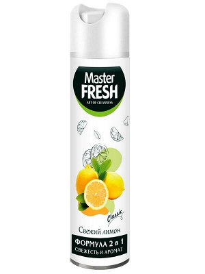 Освежитель воздуха Master FRESH Classic Формула 2 в 1 300мл 4 вида аэрозоль