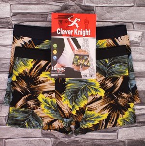 Трусы мужские "Clever Knight" (большие размеры, бамбук) №FH006
