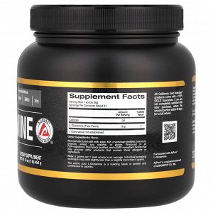 California Gold Nutrition, Sport, AjiPure®, L-глютамин в порошке, без глютена, 454 г (1 фунт)