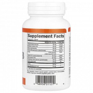 Natural Factors, Hi Potency B Complex, высокоэффективный комплекс витаминов группы B, 90 капсул