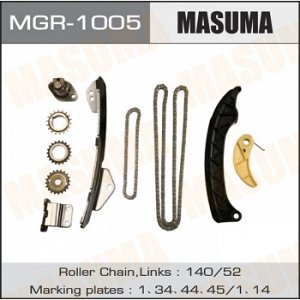 Комплект для замены цепи ГРМ MASUMA, 1ZR-FE.2ZR-FE MGR-1005