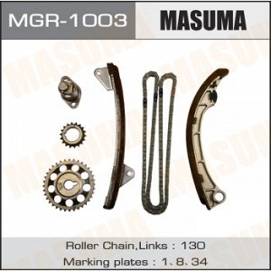 Комплект для замены цепи ГРМ MASUMA, 1ZZ-FE, 3ZZ-FE, 4ZZ-FE MGR-1003