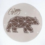 Ковер детский Крошка Я &quot;Strong bear&quot;, d = 70см, велюр, поролон 400г/м2