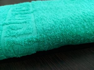 Махровое полотенце 50*90 см хлопок цвет Мятный листок