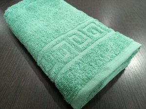 Махровое полотенце 50*90 см хлопок цвет Малахитово-зеленый