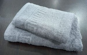 Махровое полотенце 40*70 см хлопок цвет Стальной-серый
