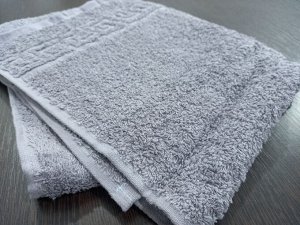 Махровое полотенце 50*90 см хлопок цвет Серый