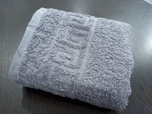 Махровое полотенце 50*90 см хлопок цвет Серый