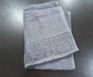 Махровое полотенце 50*90 см хлопок цвет Серый