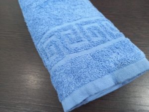 Махровое полотенце 50*90 см хлопок цвет Синее море