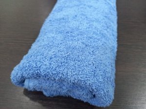 Махровое полотенце 50*90 см хлопок цвет Синее море