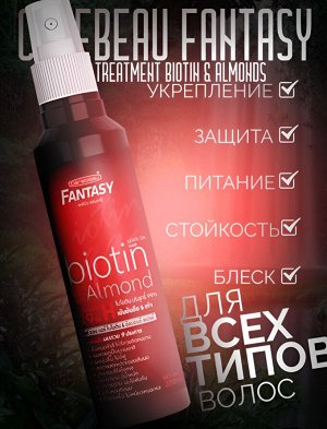 Спрей для волос Biotin & Almond CAREBEAU 220мл