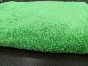 Махровое полотенце 70*140 см хлопок цвет Классический зеленый