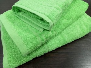 Махровое полотенце 70*140 см хлопок цвет Зеленая вспышка