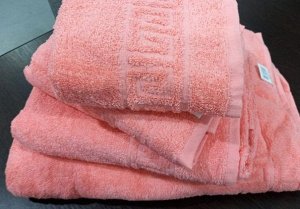 Махровое полотенце 40*70 см хлопок цвет Абрикосовый румянец