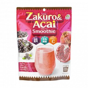 Unimat Riken Zakuro&Asai Smoothie - диетический напиток со вкусом ягод асаи и граната