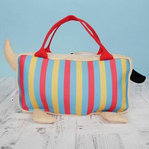 Мягкая игрушка-сумка «Путешественница Собака», 29 см