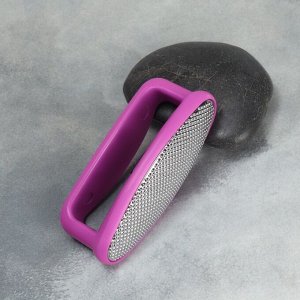 Пилка для пяток, двусторонняя, металлическая/наждачная, 8.5 см, МИКС
