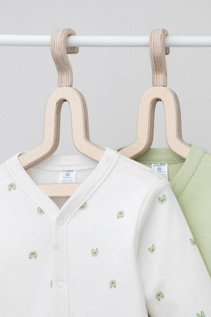 Комбинезон(Весна-Лето)+baby (фисташковое безе, мини лягушата)