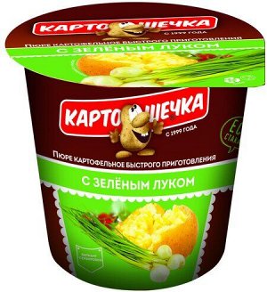 Пюре  КАРТОШЕЧКА с зел. луком т/с 41г 1/12