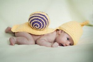 Костюм для фотосессии новорожденного Улитка