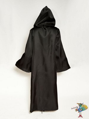 Hallowen Concepts Мантия с капюшоном черная, р-р XL