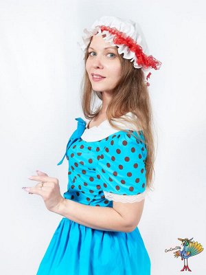 Костюм куколки р-р 42-46 (платье и шапочка)