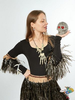 череп Светящийся глаз черепа, эпоксидная смола, 14х12х7 см