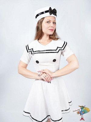 костюм Юнги, р-р М (платье с вшитым подъюбником, пилотка)