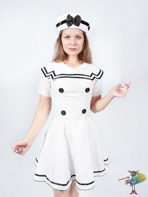 костюм Юнги, р-р М (платье с вшитым подъюбником, пилотка)
