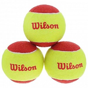 Мяч теннисный WILSON Starter Red, арт. WRT137100, ITF, 12 шт