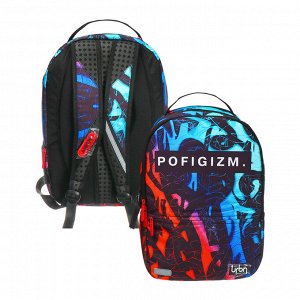 Рюкзак молодежный 39x30x17, эргономичная спинка, deVENTE Label 19L, + usb Pofigizm, 7032442
