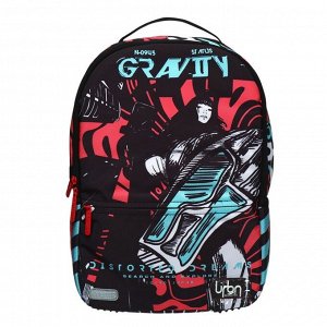 Рюкзак молодежный 39x30x17, эргономичная спинка, deVENTE Label 19L, + usb Gravity, 7032438