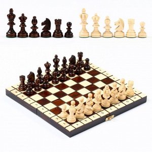 Шахматы деревянные «Олимпийские», ручная работа, подарочные, 28.5x28.5 см