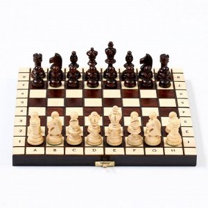Шахматы деревянные «Олимпийские», ручная работа, подарочные, 28.5x28.5 см