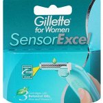 Gillette Sensor Excel for Women, сменные кассеты, 3шт