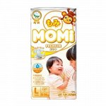 MOMI Premium  подгузники L( 9-14 кг), 50 шт.