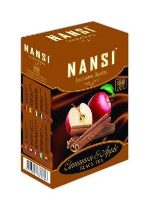 Чай Нанси черный чай КОРИЦА с ЯБЛОКОМ 100 гр. * 60