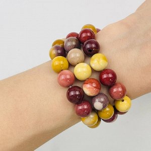 Бусины для рукоделия из Яшмы "Мукаит"