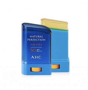 Стойкий солнцезащитный стик AHC Natural Perfection Double Shield Sun Stick SPF50+ PA++++, 14гр