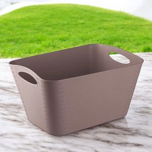 КОРЗИНА ДЛЯ ХРАНЕНИЯ УНИВЕРСАЛЬНАЯ 12.5 Л (КОРИЧНЕВЫЙ)