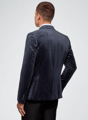 Пиджак бархатный приталенного силуэта