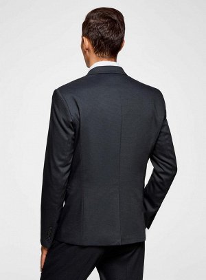 Пиджак приталенный из фактурной ткани