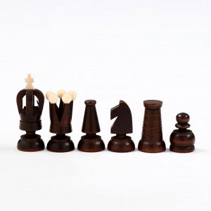 Шахматы деревянные подарочные «Королевские» 31x31 см, ручная работа
