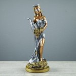 Сувенир &quot;Фортуна №2&quot; 32см платье серебро