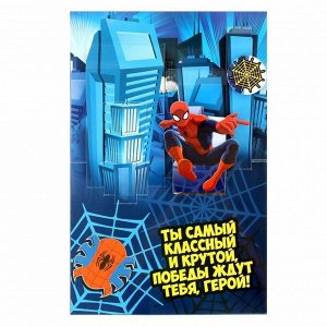 Объемная открытка "Герою", Человек-Паук