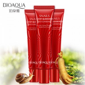 BioAqua Snails&amp;Red Ginseng крем для век &quot;Красный женьшень и Улитка&quot;20 мл.