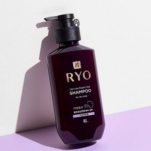 Лечебный шампунь от выпадения волос для нормальной и сухой кожи головы RYO 9EX HAIR LOSS EXPERT CARE SHAMPOO FOR DRY SCALP 400 мл